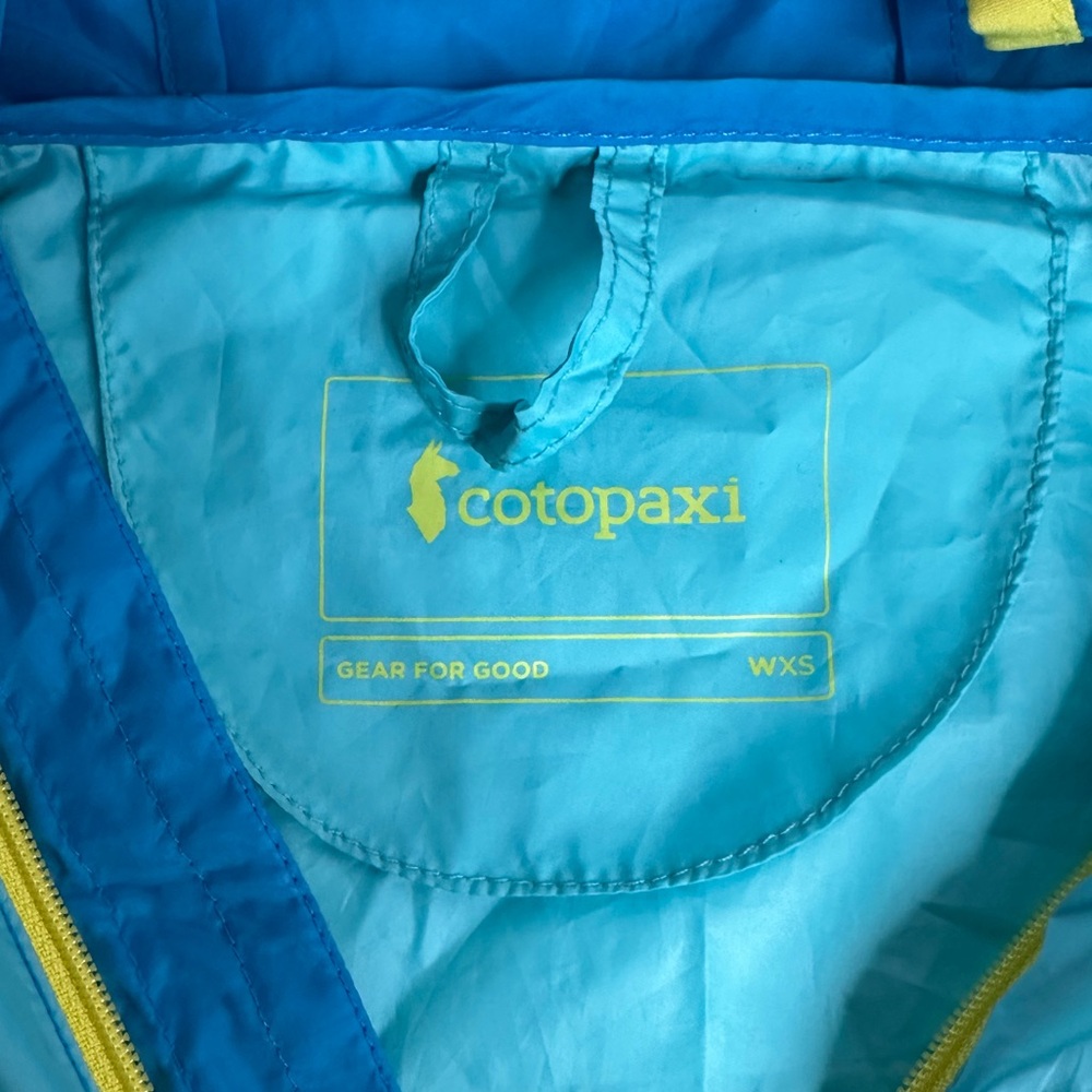 Cotopaxi Teca Full Zip Windbreaker Orange Blue Colorblock Women's XS. - Picture 8 of 8